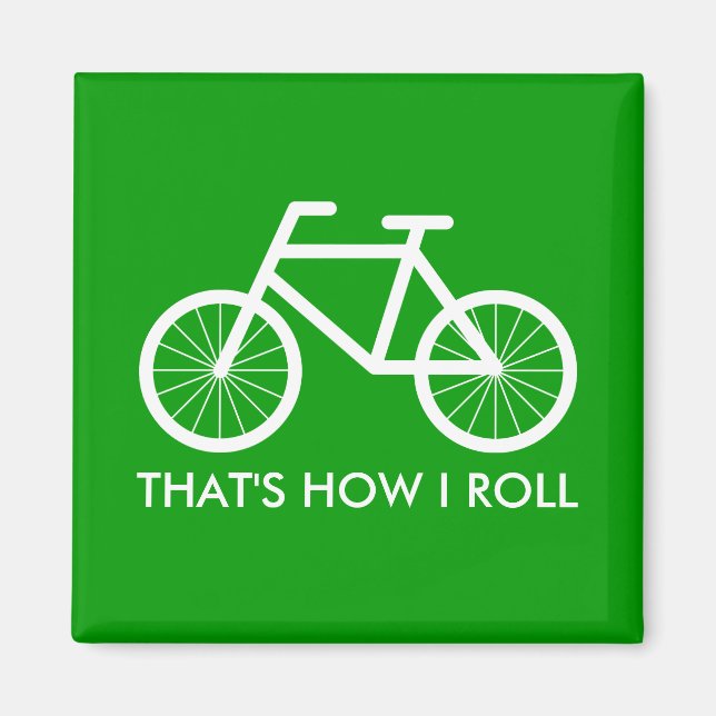 Roliga cykelmagneter för cyklingsfantaster magnet (Framsidan)