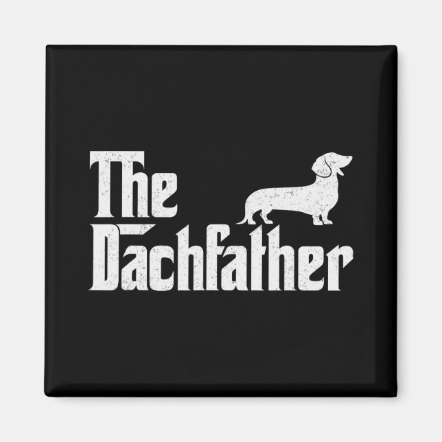 Roliga Dachshund-presenter för män Pappa Magnet (Framsidan)