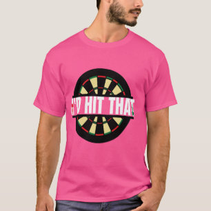Roliga Dartspel Jag Skulle Träffa Den där Bullseye T Shirt