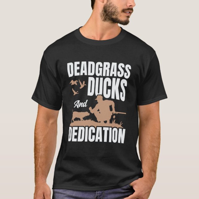 Roliga Deadgrass-ankor Och Hängivenhet Chesapeake  T Shirt (Framsida)