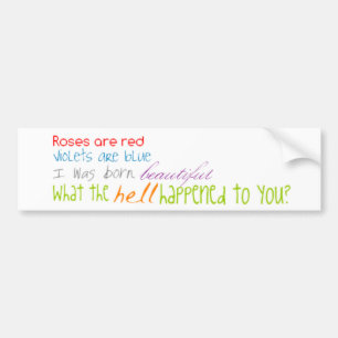 Roliga dikter bildekal