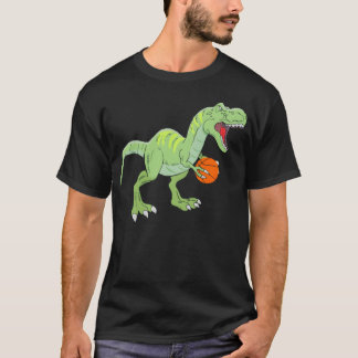 Roliga dinosaurie-sporter för basketkillar t shirt