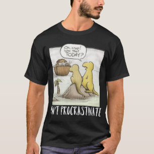 Roliga dinosaurier och Noas ark grafisk design vän T Shirt