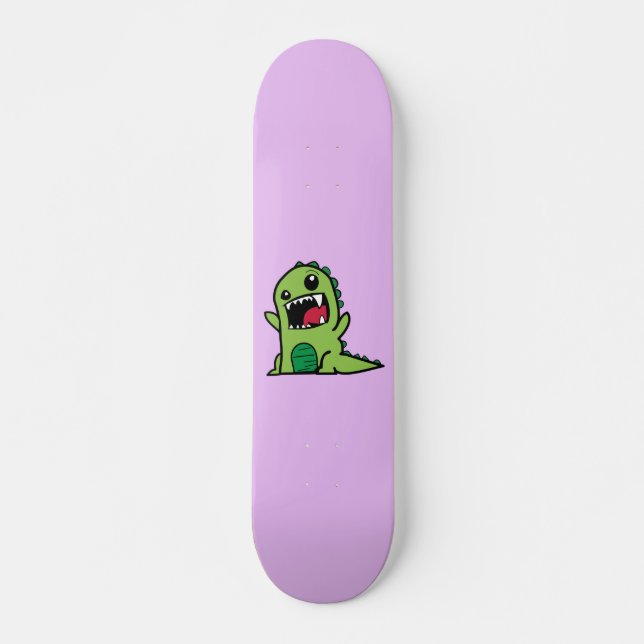 Roliga DinosaurSkateboards Mini Skateboard Bräda 18,5 Cm (Framsida)