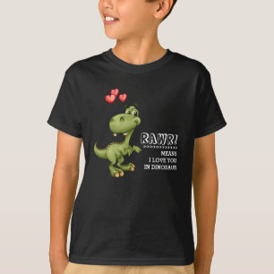 Roliga Dinosaurvalentin T-tröja för gåva för d T-shirt