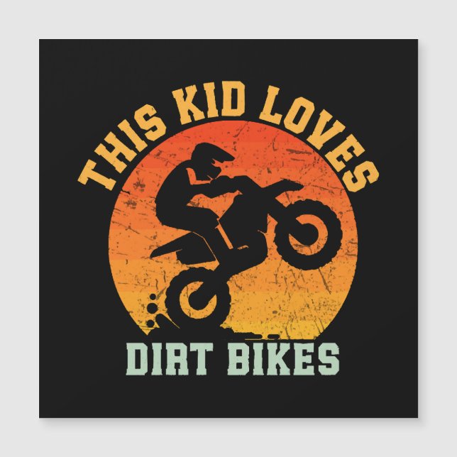 Roliga Dirtbike För Barn (Framsida)