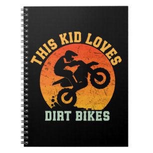 Roliga Dirtbike för barn Anteckningsbok