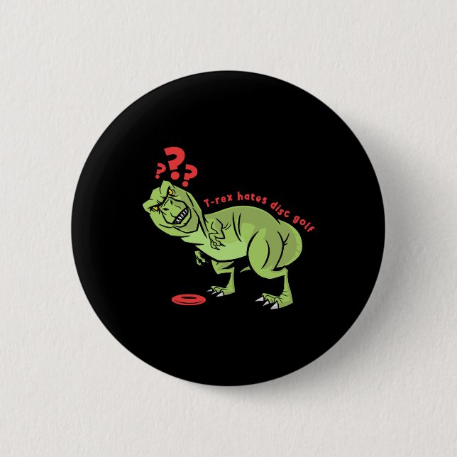 Roliga Disc Golf T Rex Barn  Knapp (Framsida)