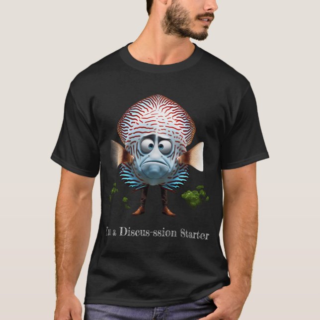 Roliga Discusfiskar T Shirt (Framsida)