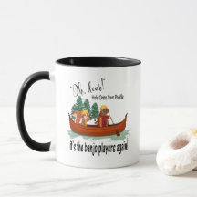Roliga djur i en kanot, Banjospelarekaffe