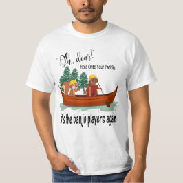 Roliga djur i en kanot, Banjospelaremanar T Shirt