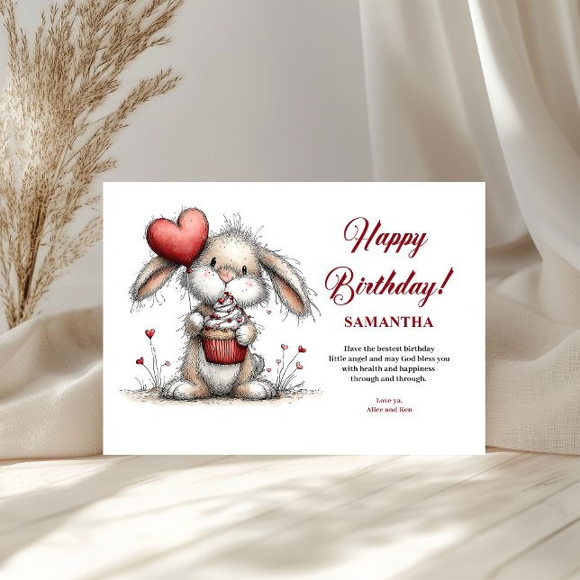 Roliga djur Personlig barn-gluckningskort (Funny Animals Personalized kids greeting card)