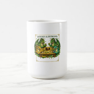 Roliga DnD-hus och människor för Dungeons-spelare Kaffemugg