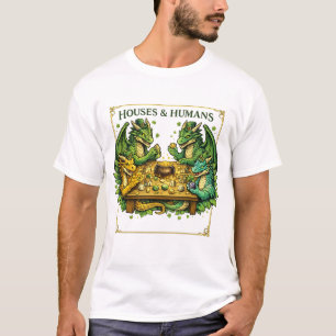 Roliga DnD-hus och människor för spelare av dungeo T Shirt