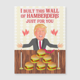 Roliga Donald Trump Hamberders väggvalentin dag
