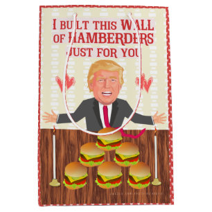 Roliga Donald Trump Hamberders väggvalentin dag