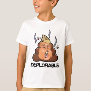 Roliga Donald Trump - Trumpy-Bajs bajsEmoji symbol T-shirt