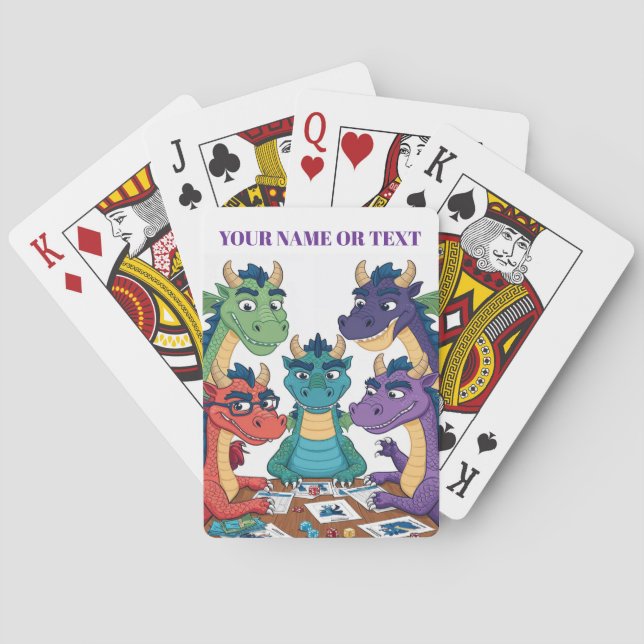 Roliga Drakar Casinokort (Baksidan)