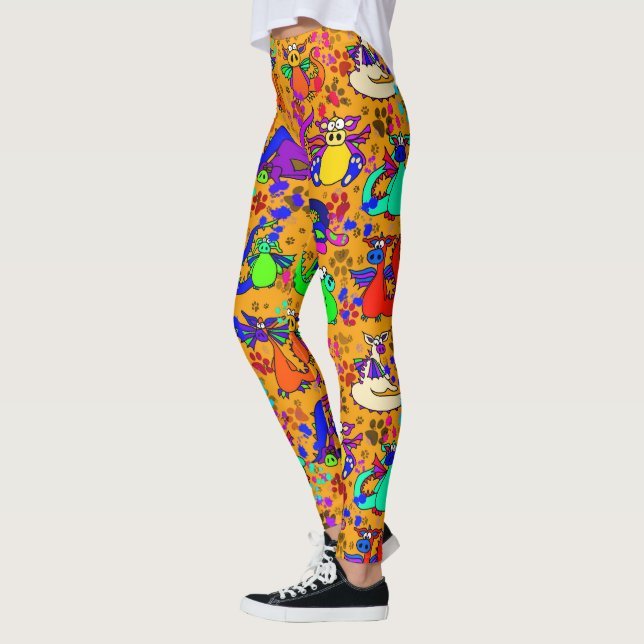 Roliga Draklegginsar Leggings (Vänster)