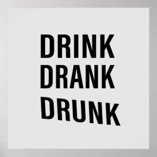 Roliga drinkar om whisky-drickare poster