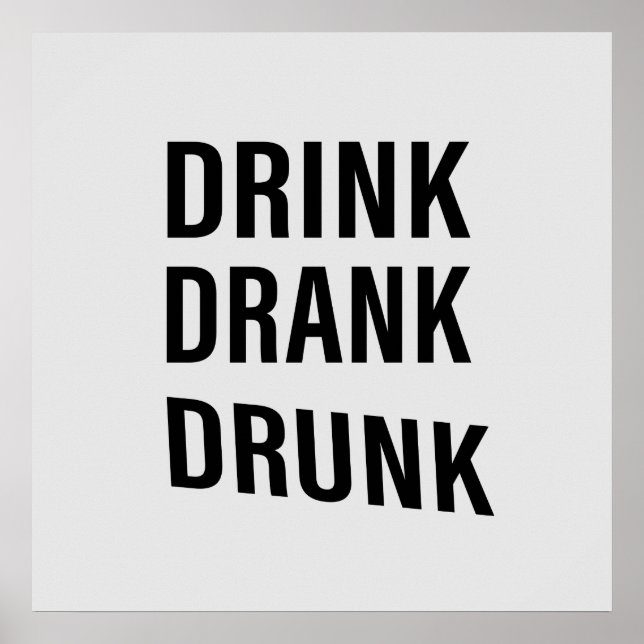 Roliga drinkar om whisky-drickare poster (Framsidan)
