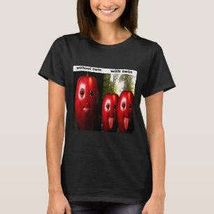 Roliga dumma Ai Gen Z-meme Brainrot humor tvilling T Shirt
