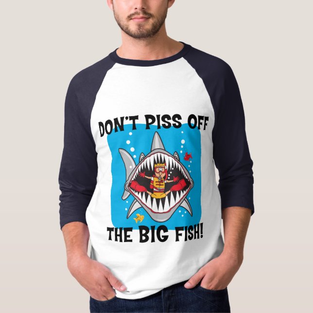 Roliga dykamanar Jersey Tee Shirt (Framsida)