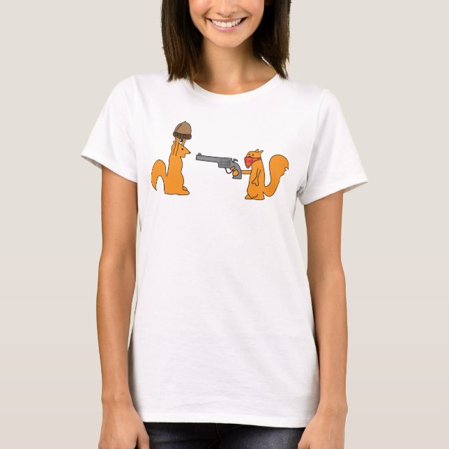 Roliga ekorrar tee shirt (Framsida)