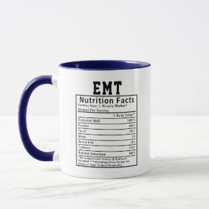 Roliga EMT Nutrition Fakta Sjukvårdare Akut Mugg