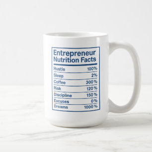 Roliga entreprenör näringsfakta affärsinnehavare kaffemugg