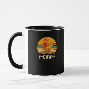 Roliga F-Caw-F Kycklingtröjor F-Caw-F Kyckling Vin Mugg