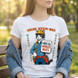 Roliga Fackföreningskatten T Shirt