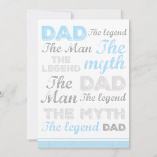 Roliga fadersdags kort Citat Typografi