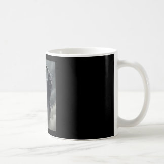 Roliga fadersdags spök hjärta händer skrämmande an kaffemugg