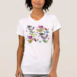 Roliga fåglar t-shirt