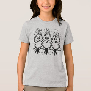 Roliga Fåglar Tecknad-56456 T Shirt