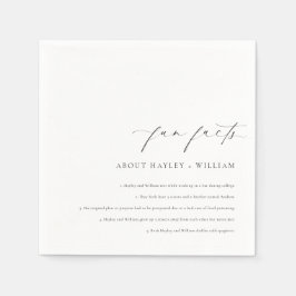 Roliga fakta om bröllop på Ellesmere Pappersservett