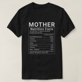 Roliga fakta om mammas näring - Morsdag present T Shirt