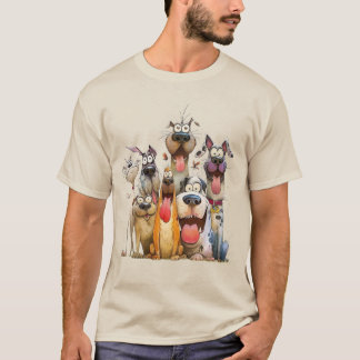 Roliga fantasifulla djur t shirt