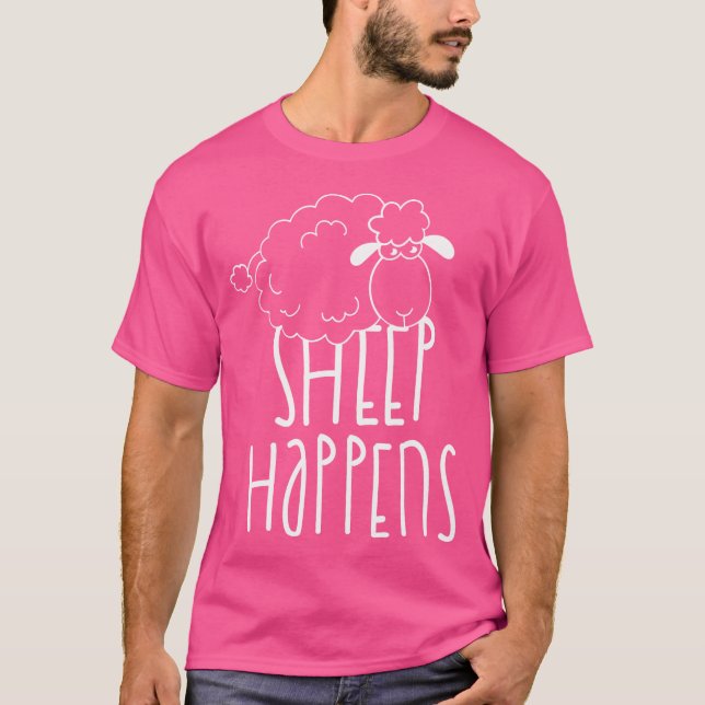 Roliga Får Händer T Shirt (Framsida)