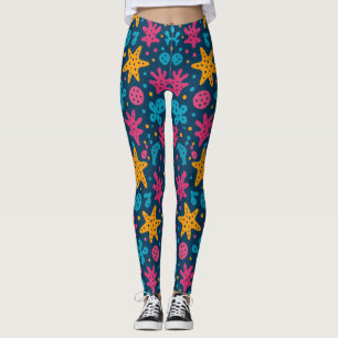 roliga färger leggings