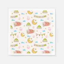 Roliga färgglada Ramadan- och Eid-festservetter