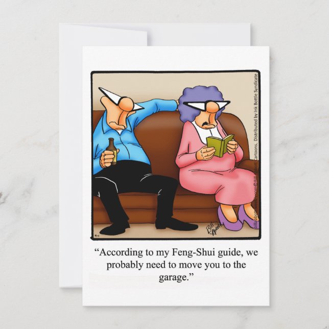 Roliga "Feng-Shui" årsfestinbjudningar Inbjudningar (Framsida)