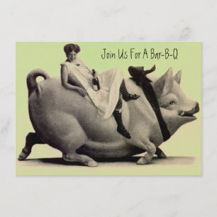 Roliga & festliga antika inbjudningar för