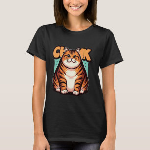 Roliga feta katters meme, Chonk-katt Kattälskare p T Shirt