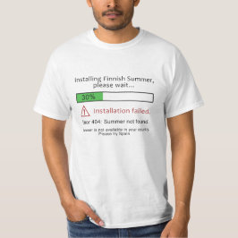 Roliga finlandssvenska sommarskjortor & jackor t-shirt