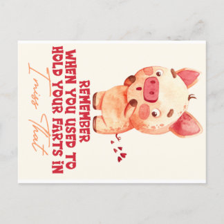 Roliga fjärtar vykort