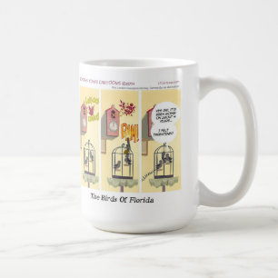 Roliga Floridas Stand Your Ground-fåglar Kaffemugg