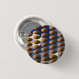 Roliga Flygande Potatisar Rymdpotatis Foto Pinback Knapp