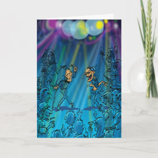 Roliga födelsedagskämt - dansklubb kort